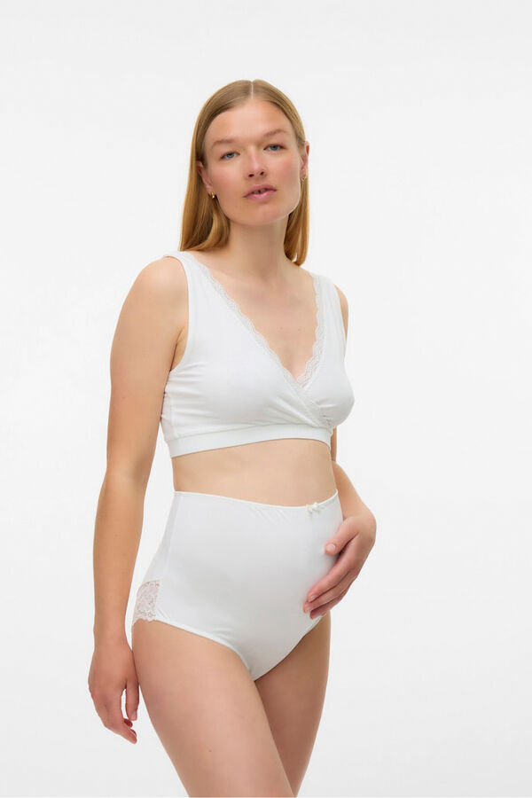 Mamalicious Brasier deportivo de premamá lactancia negro