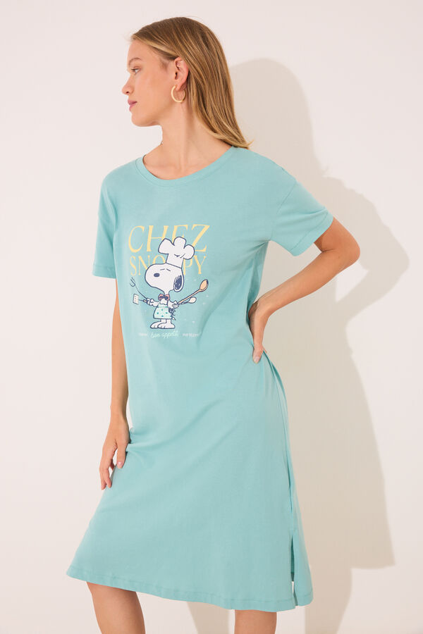 Womensecret Camisón largo 100% algodón Sebastian verde