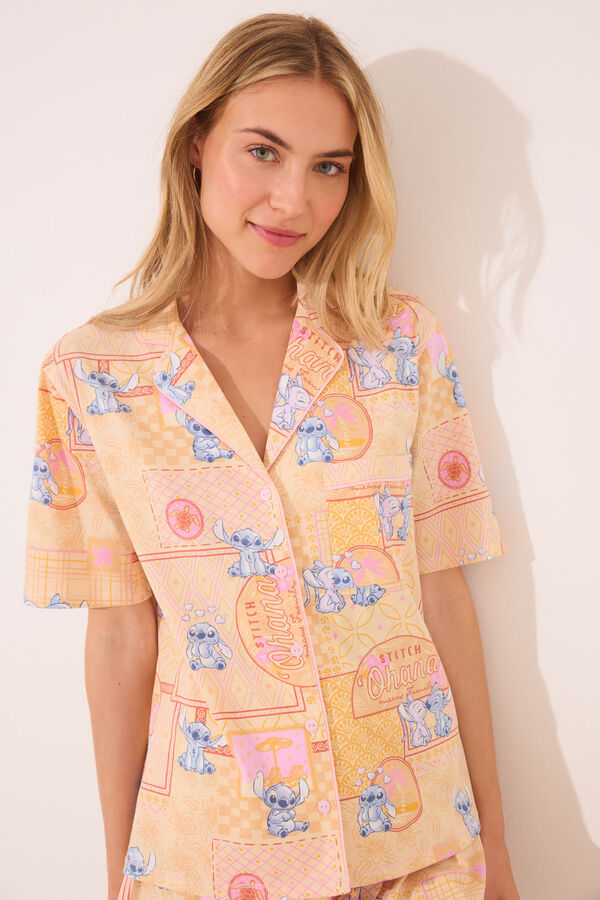 Women'secret Pijama corta de Lilo y Stitch  estampado