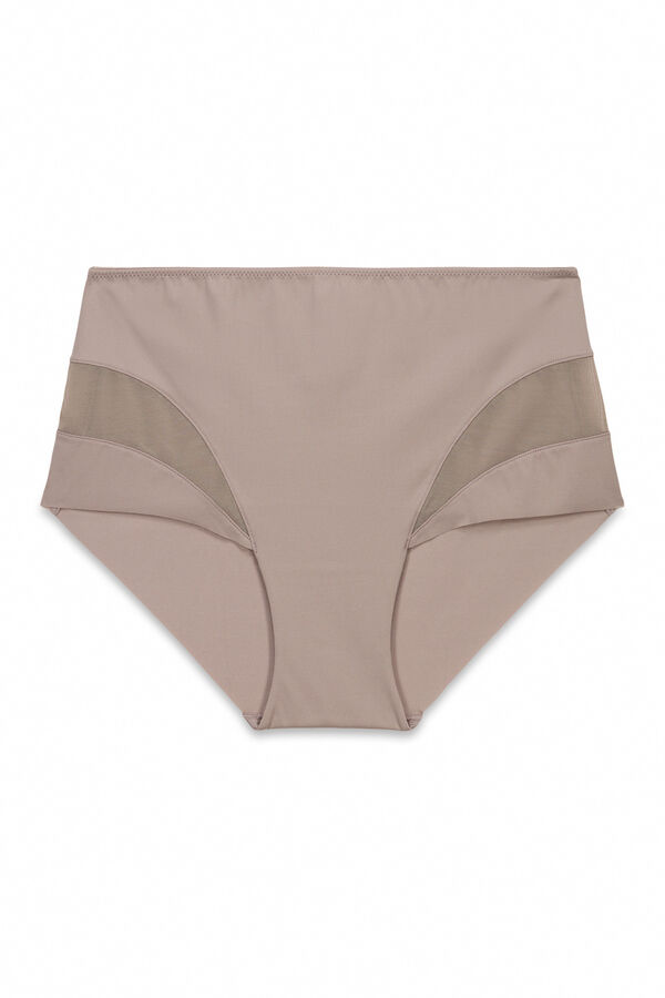 Women'secret Panty reductora alta gris nude