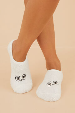 Womensecret Calcetines invisibles pelo Harry Potter blanco