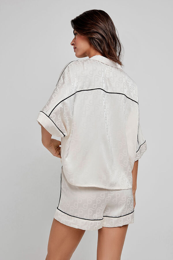 Gisela pijama corta beige