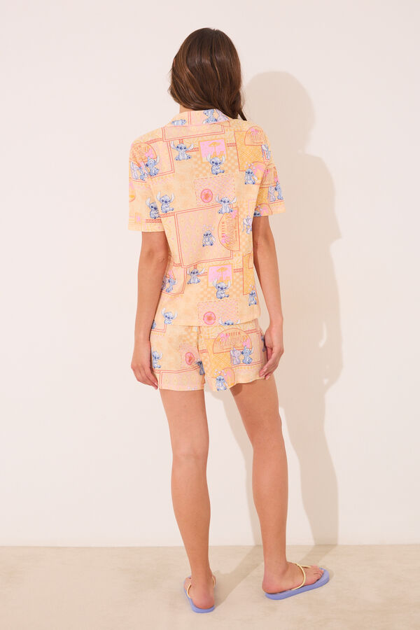 Womensecret Pijama corta de Lilo y Stitch  estampado