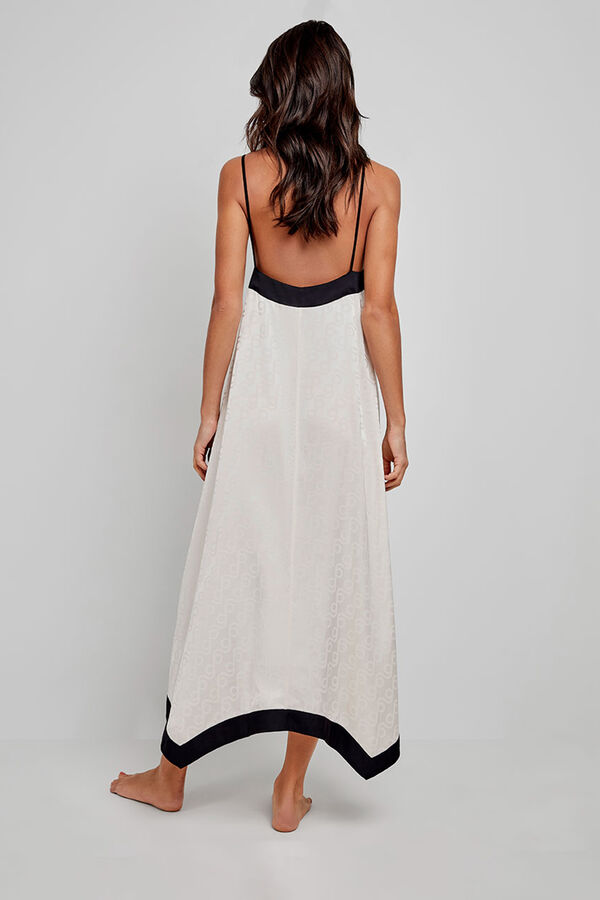 Gisela Camisón largo estampado beige beige