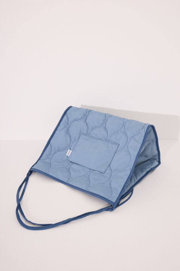 Womensecret Bolsa grande reversible , bolsa azul