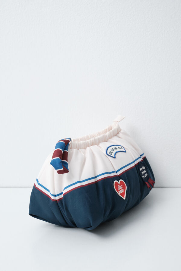 Women'secret Neceser peque&ntilde;o fruncido con asa estampado