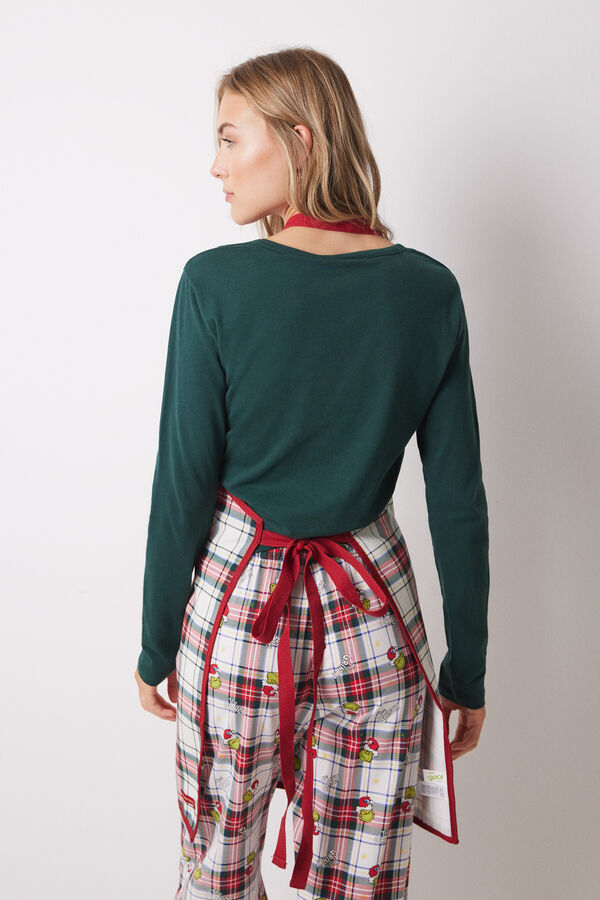 Womensecret Delantal cuadros El Grinch estampado
