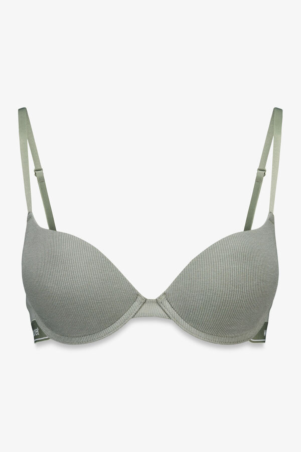 Women'secret GORGEOUS brasier push-up de algodón color caqui kaki