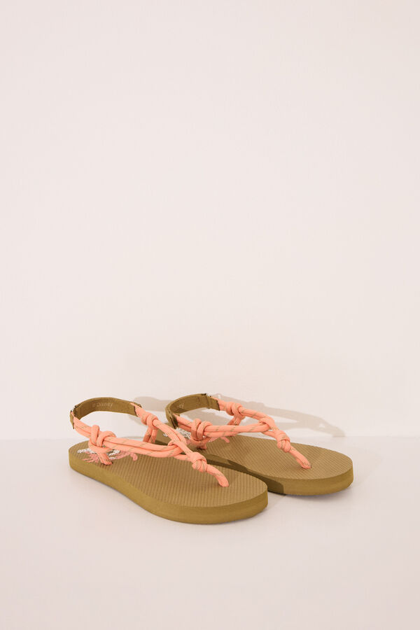 Womensecret Chanclas de cuerda de Lilo & Stitch kaki