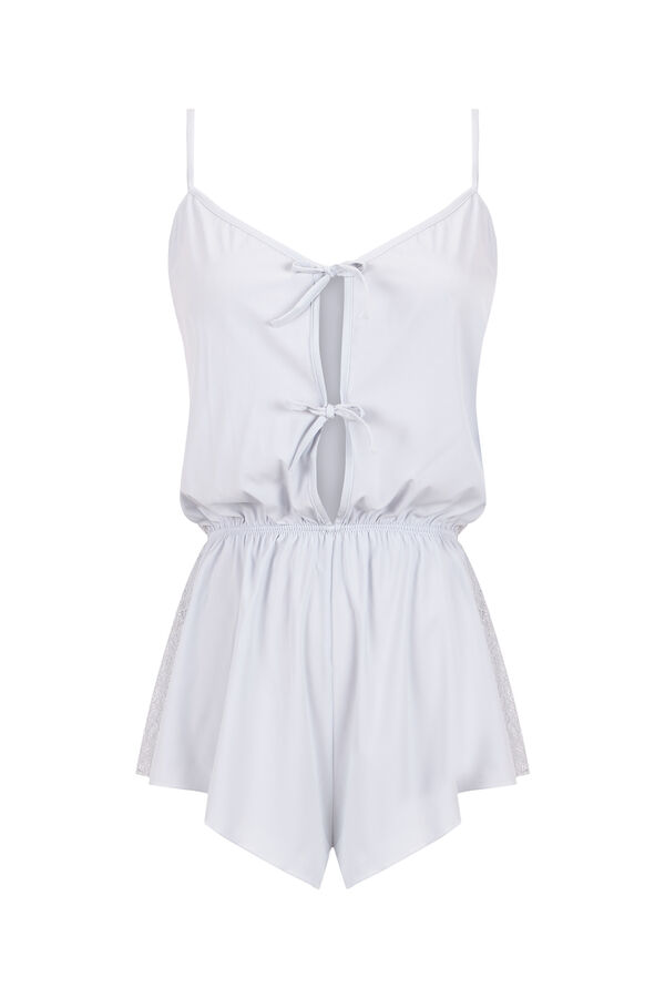 Womensecret Jumpsuit de satén azul azul