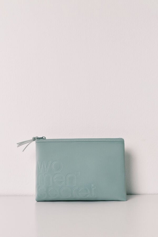 Women'secret Neceser mediano cartera verde verde
