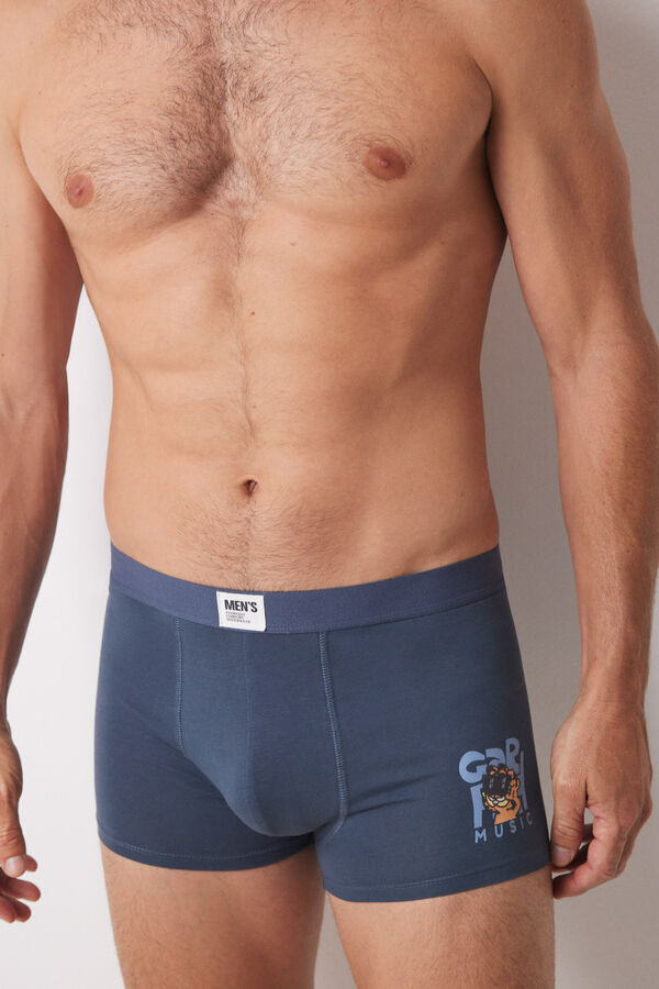 Womensecret Pack 2 calzones bóxer algodón Garfield morado/lila