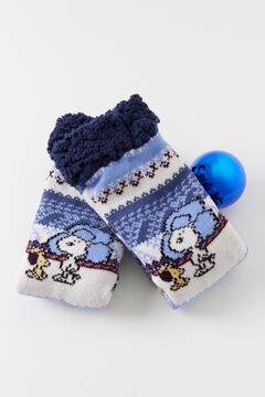 Womensecret Calcetines tricot borreguito Snoopy estampado