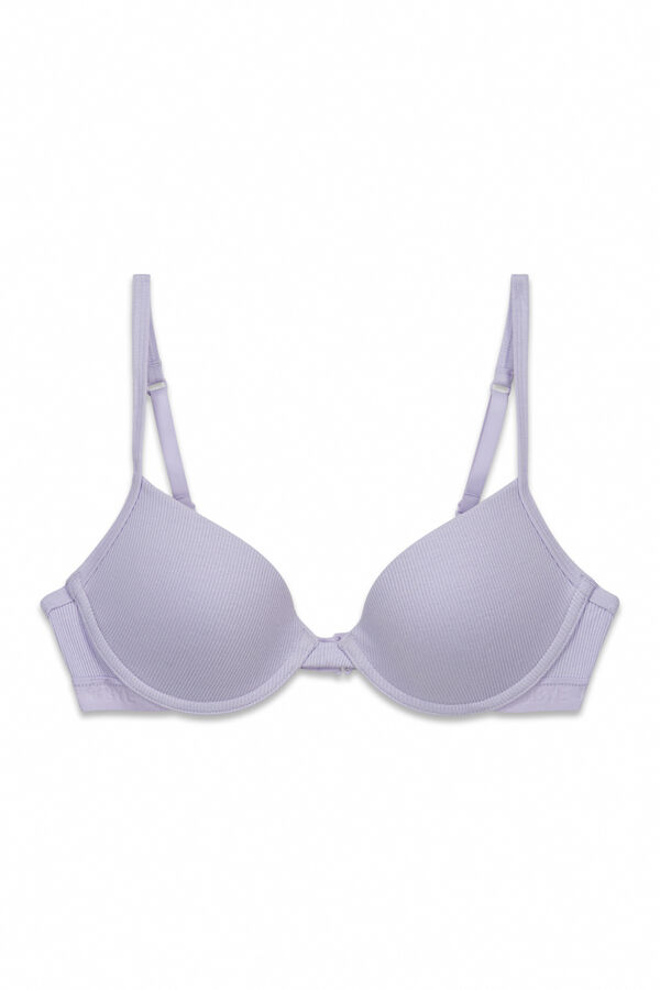 HI&BYE Brasier push up de algod&oacute;n lila morado/lila