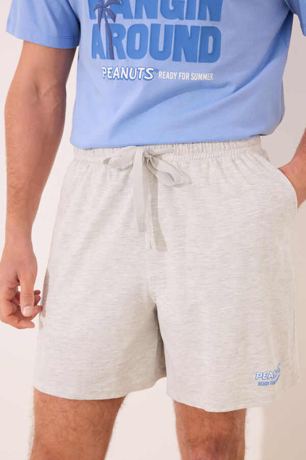 Womensecret Pijama de Snoopy azul claro azul