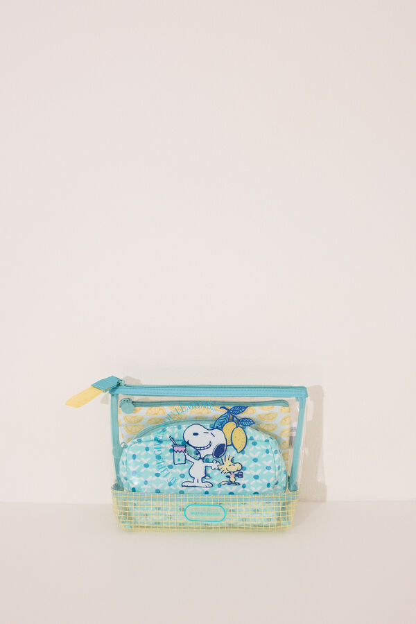 Womensecret Neceser multicolor de Snoopy estampado