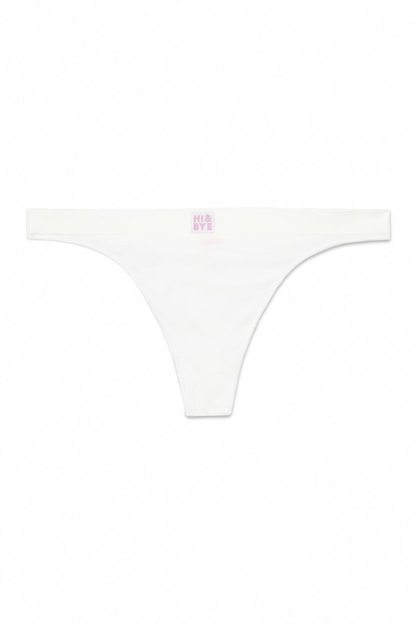 Womensecret Tanga seamless marfil marfil