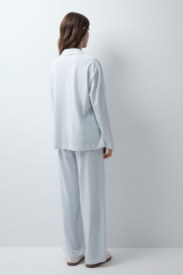 Women'secret Pijama larga camisera de rayas Miffy estampado