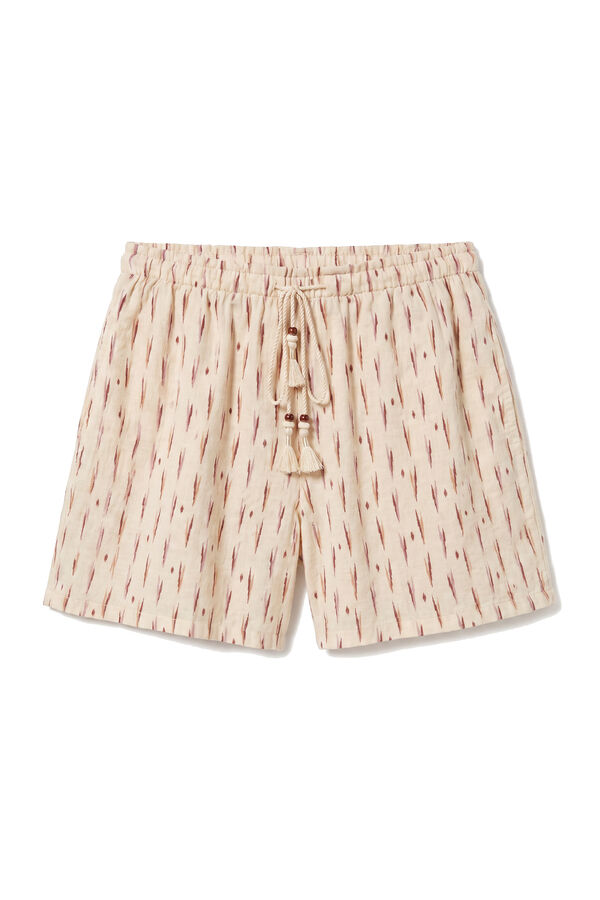 Women'secret Short estampado marfil
