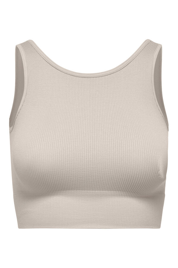 Only Play Brasier deportivo sin costuras con tirantes. gris