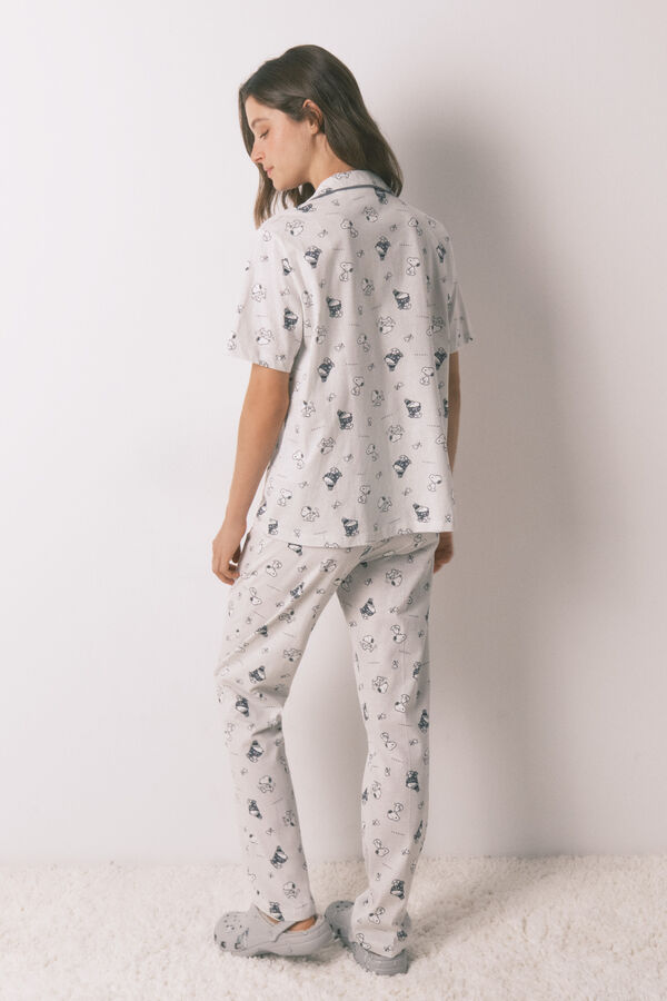 Women'secret Pijama camisera de Snoopy 100% algodón estampado