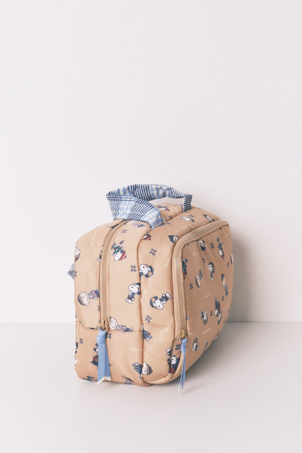 Women'secret Neceser grande de Snoopy con neceser  café