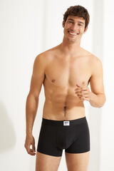 Womensecret Pack 3 calzones bóxer algodón negro negro