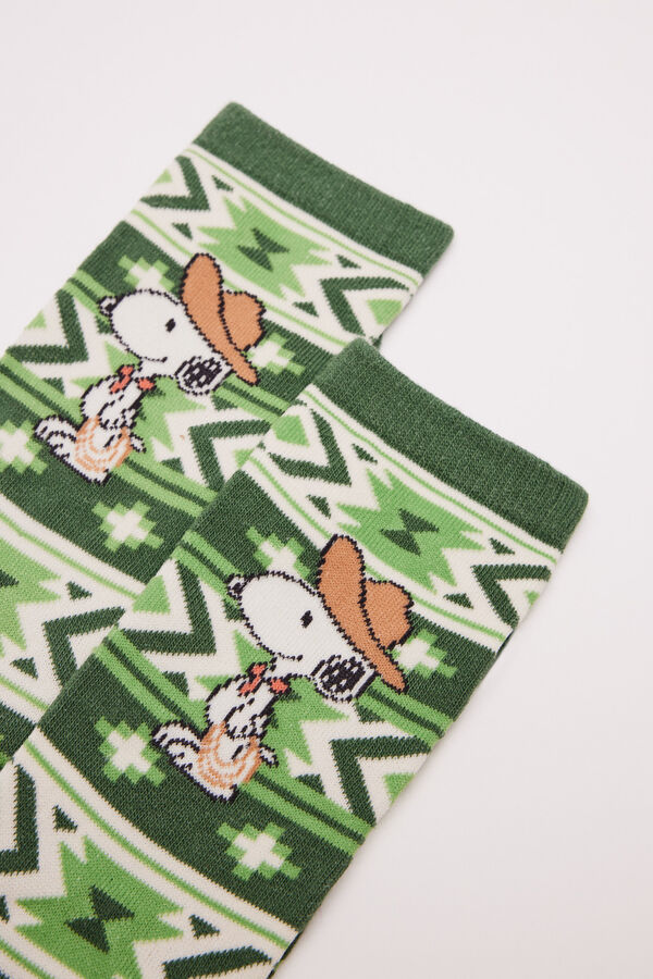 Women'secret Calcetines algod&oacute;n estampado Snoopy estampado