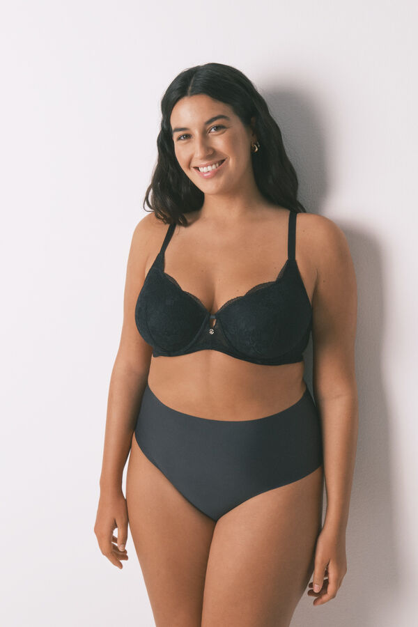 Women'secret BEAUTIFUL brasier clásica negro con relleno negro