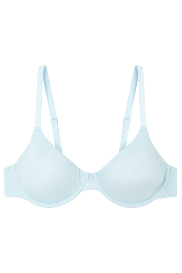 Womensecret Brasier clásica PRETTY microfibra azul azul