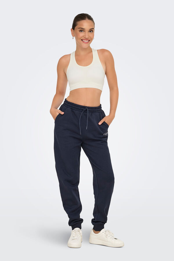 Only Play Brasier deportivo sin costuras . blanco