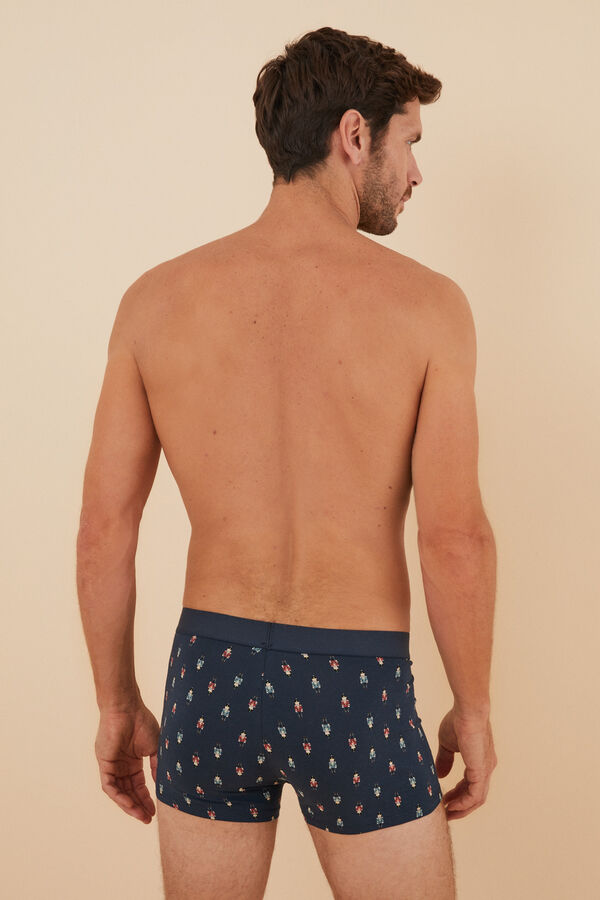 Womensecret Pack 2 calzones bóxer cascanueces azul azul
