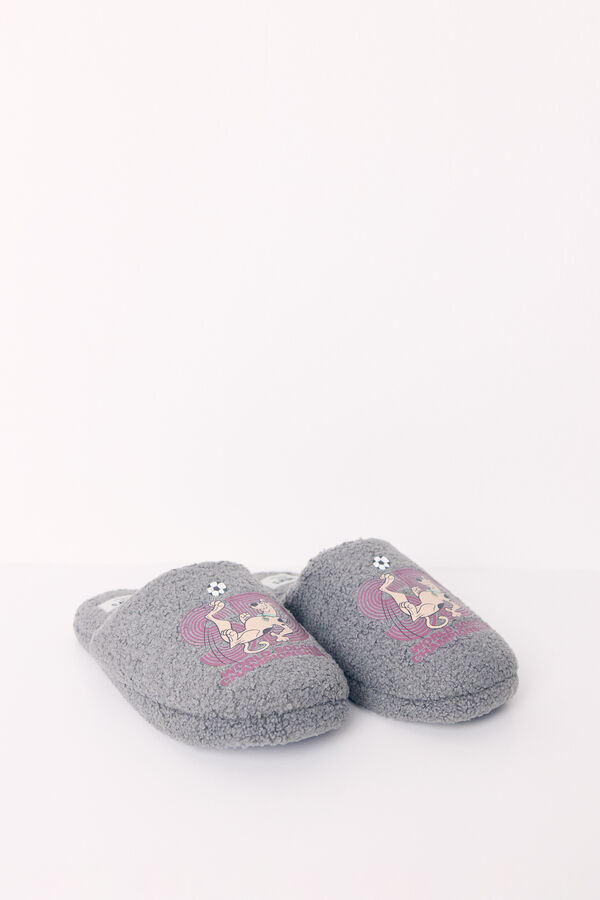 Womensecret Pantuflas casa hombre Scooby-Doo gris