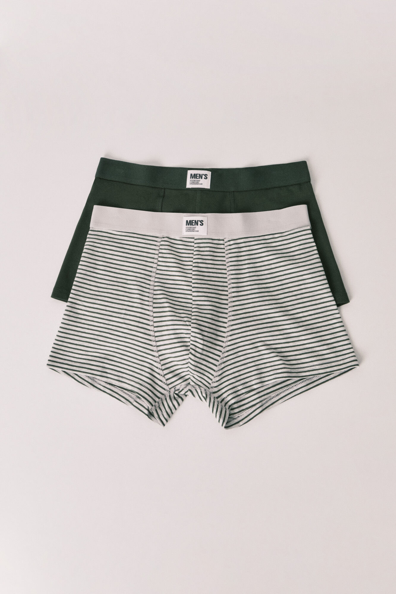 Women'secret Pack 2 calzones b&oacute;xer verde y rayas