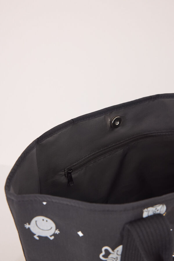 Womensecret Bolsa de mano negro Mr. Men & Little Miss  negro