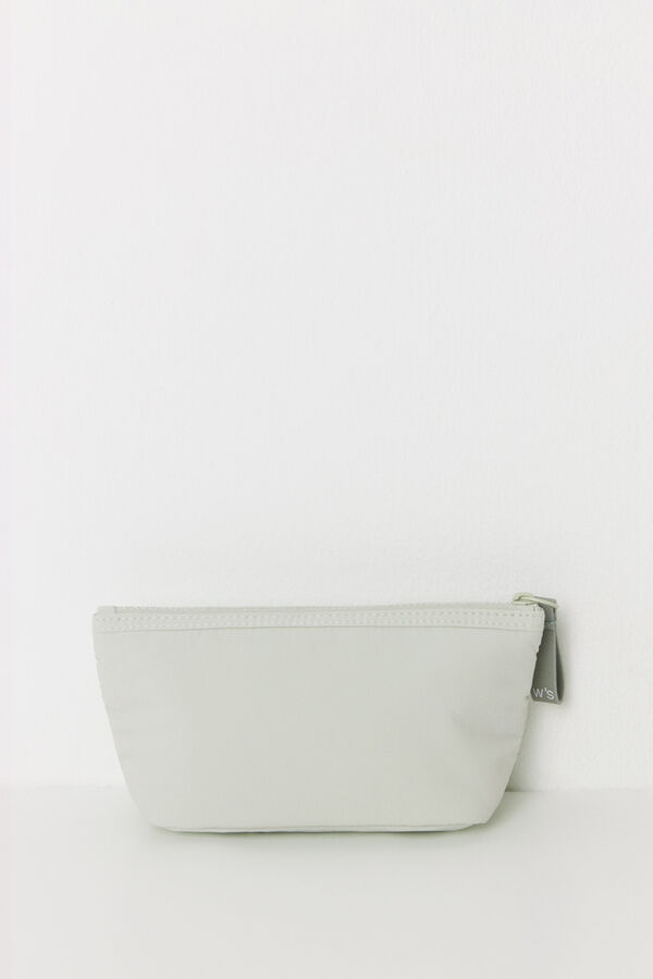 Womensecret Neceser pequeño acolchado verde gris