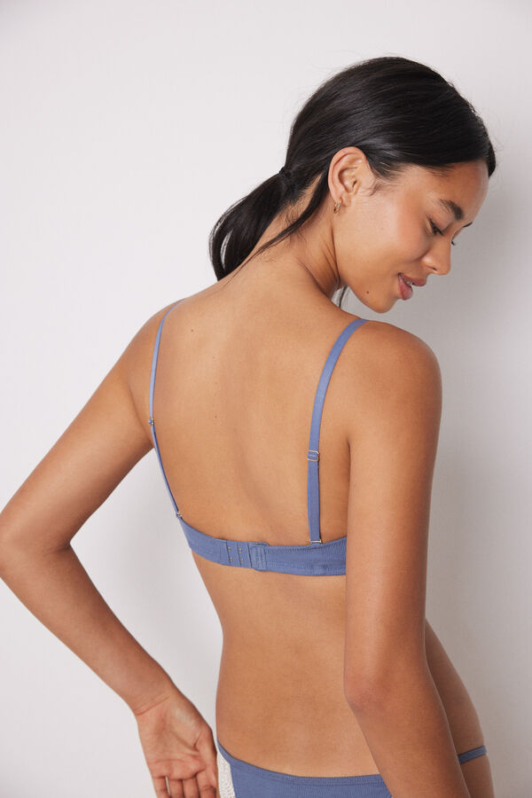 Womensecret BEAUTIFUL Brasier algodón azul azul