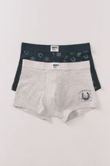 Women'secret Pack de 2 boxer campestres azules azul