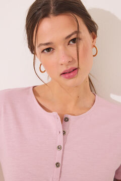 Womensecret Playera manga corta 100% algodón color rosa rosa