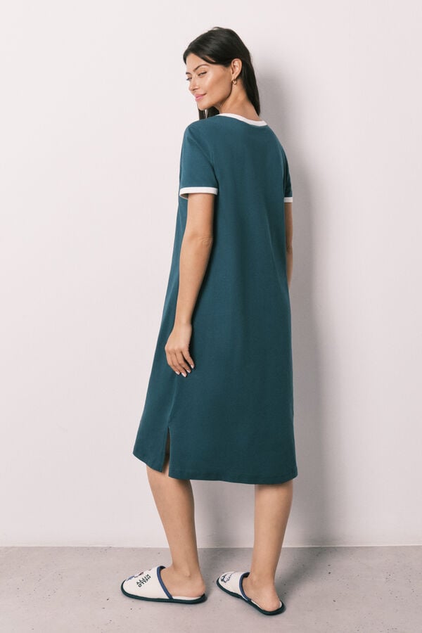 Women'secret Camis&oacute;n Hello Kitty de algod&oacute;n verde verde