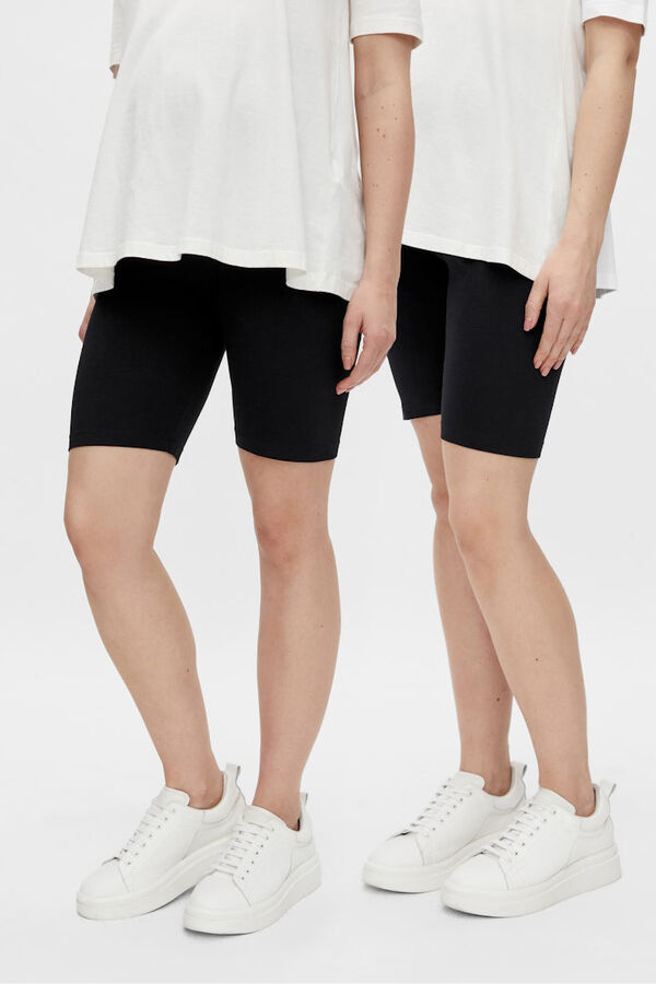 Mamalicious Leggings ciclistas maternity negro