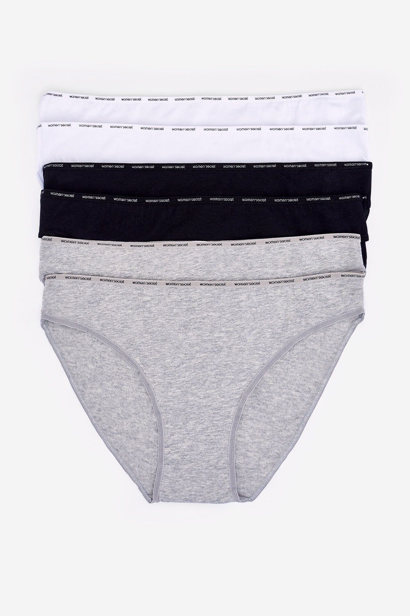 Women'secret Pack 6 panties de algod&oacute;n
