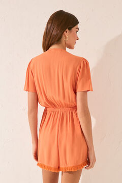 Womensecret Jumper de viscosa naranja  naranja