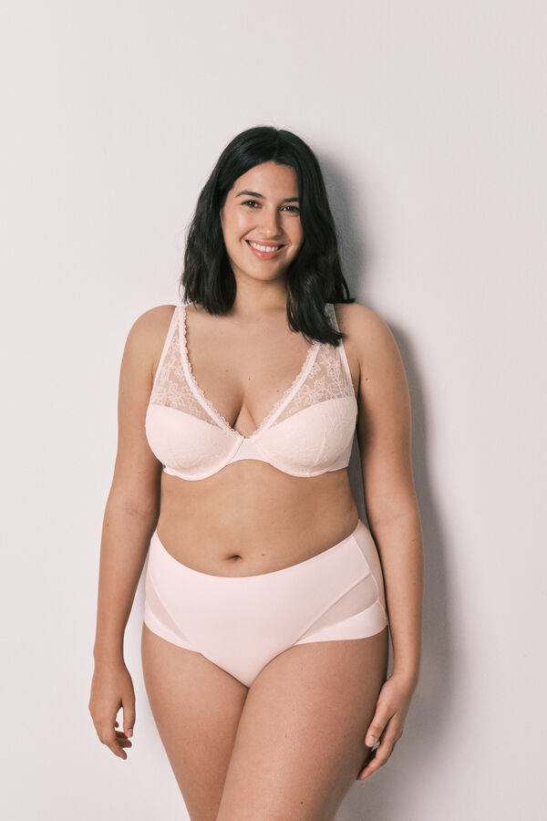 Women'secret Brasier halter de encaje rosa INTUITIVE rosa