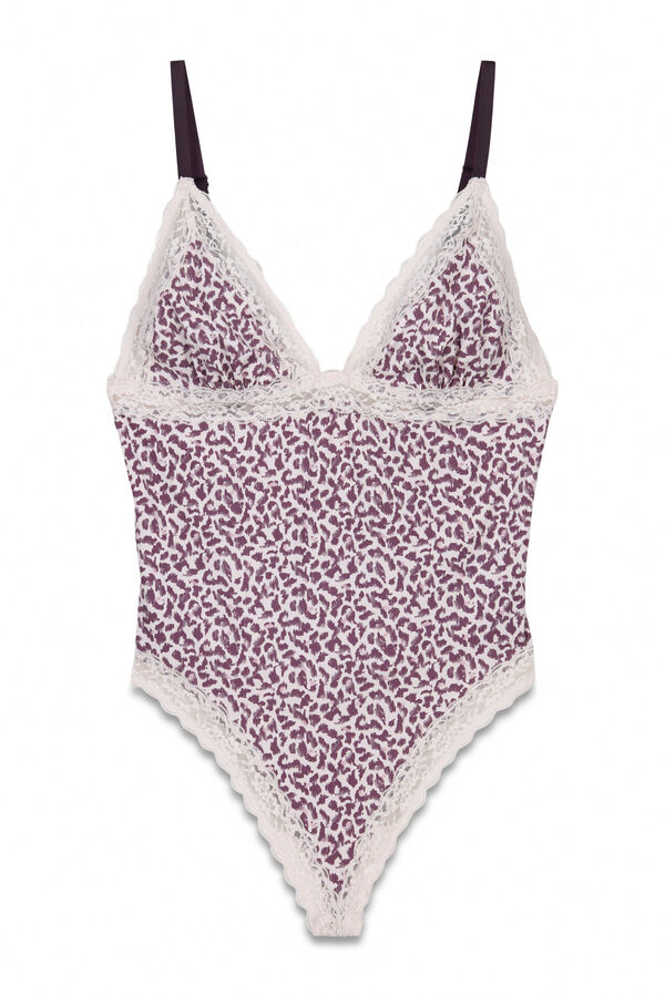 Women'secret Body tanga animal print de microfibra estampado