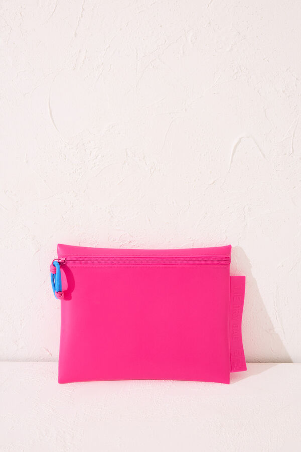 Womensecret Bolsa de traje de baño bikini impermeable fucsia fucsia