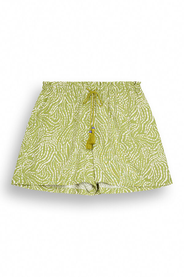 Womensecret Short verde estampado étnico  estampado