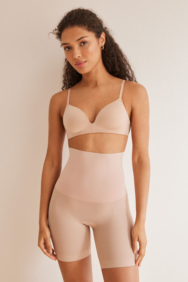 Womensecret Pantalón moldeador efecto push up nude