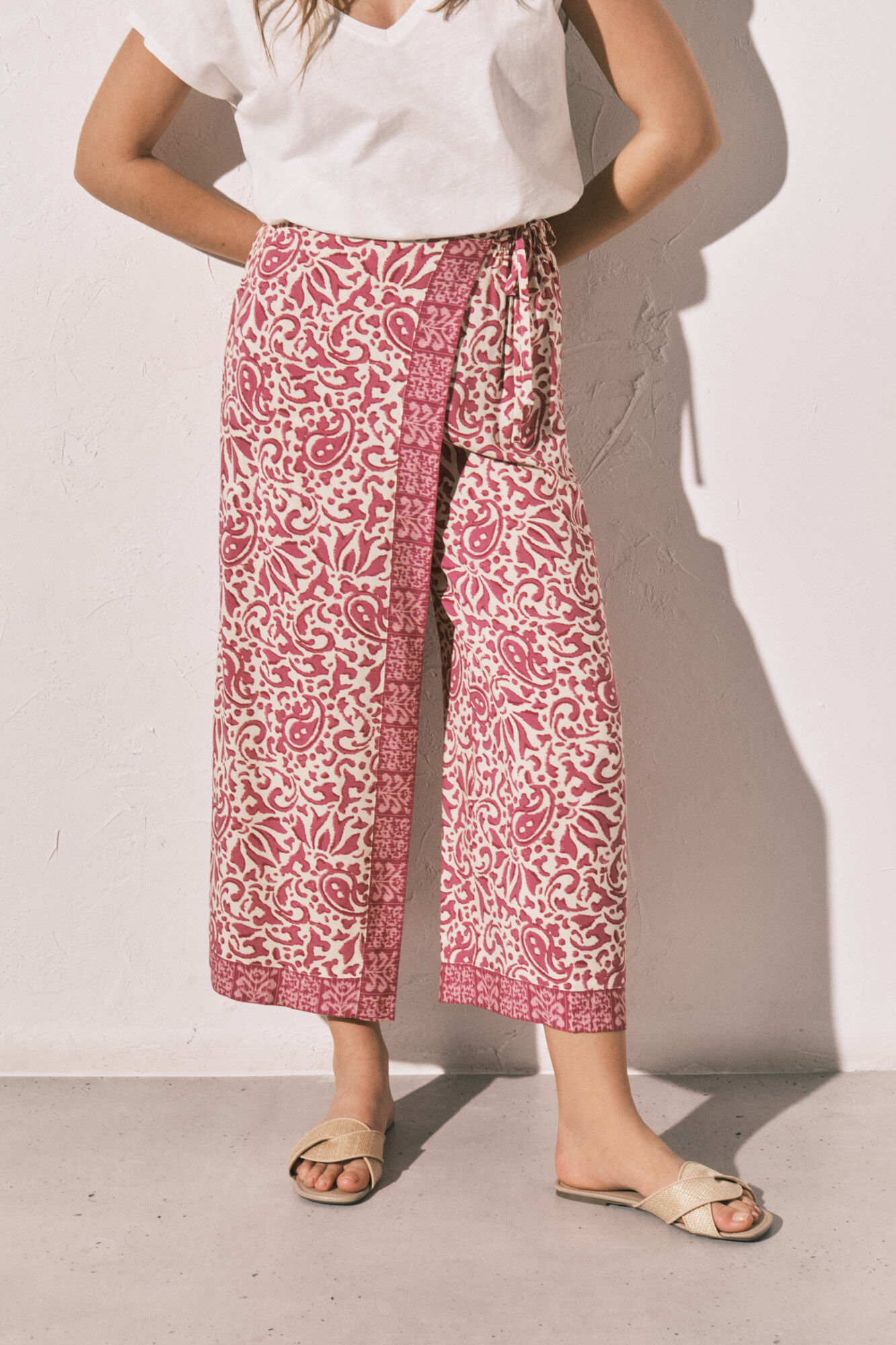 Women'secret Pantal&oacute;n estilo balin&eacute;s estampado boho
