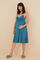 Womensecret Camisón 'maternity' canalé azul azul